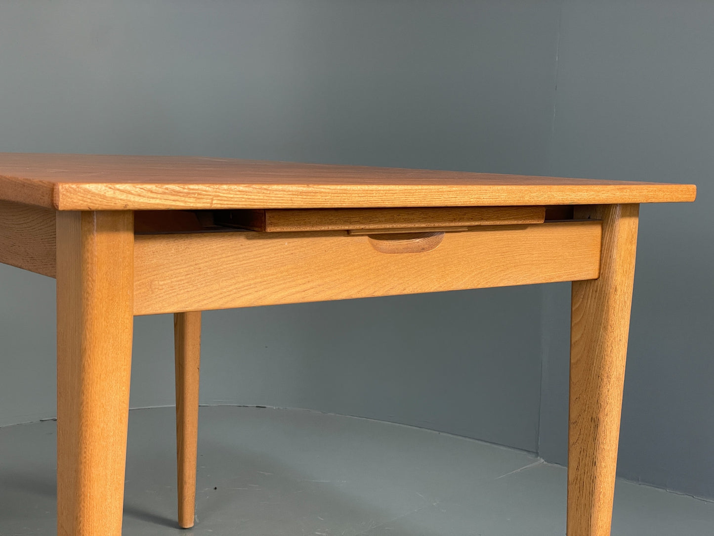 Vintage Teak Dining Table Gordon Russell Extending Ash Legs 1960s EB11976