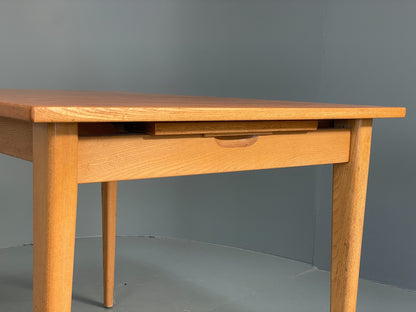 Vintage Teak Dining Table Gordon Russell Extending Ash Legs 1960s EB11976