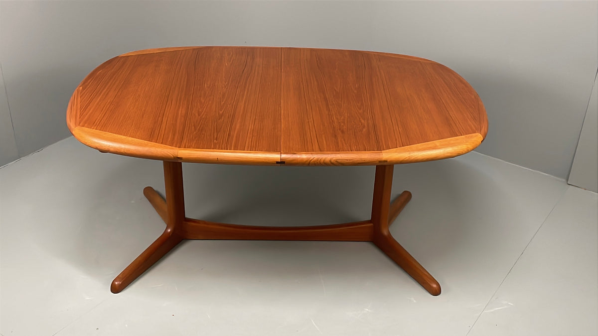 Vintage Teak Dining Table Extending Danish Retro 1970s Teak EB13144