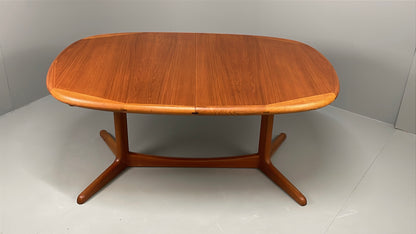 Vintage Teak Dining Table Extending Danish Retro 1970s Teak EB13144