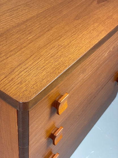 Vintage Teak Chest of Drawers By Stag 1970s Retro Midcentury Bedside EB12924