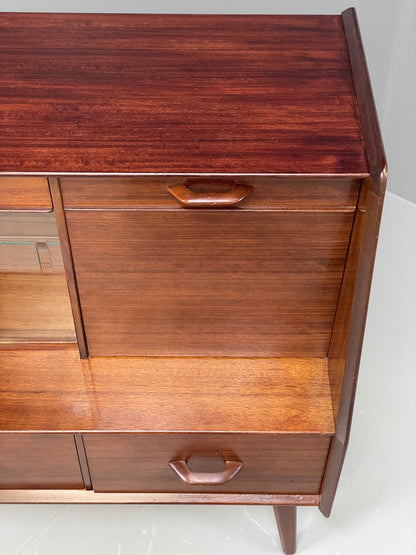 Vintage G Plan Highboard Sideboard Retro 1960s Walnut Shelving Drawers EB11865