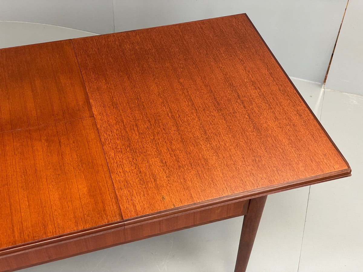 Vintage Teak Dining Table Extending Mid Century 1960s Retro Rectangular EB12952