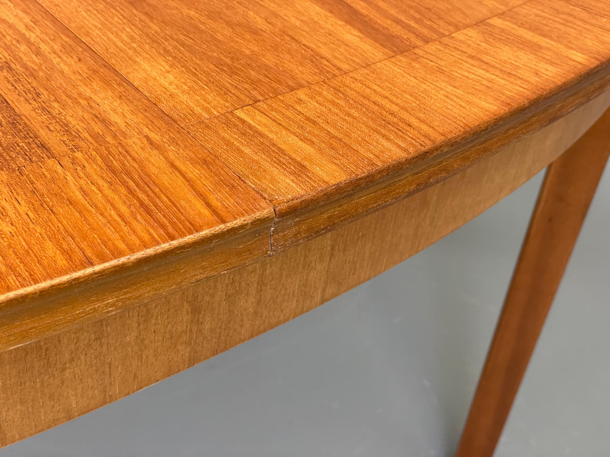 Vintage Teak Dining Table Oval Extending Mid Century Retro W Lawrence EB12953