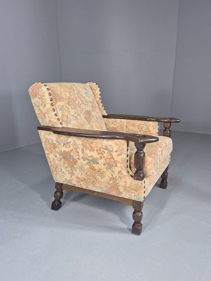 Vintage Danish Lounge Chair 1970s Kjaernaulf Style Retro EB11957