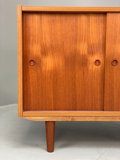 Vintage Teak Cabinet Danish 1970s Retro Mid Century Prebend Sorensen EB12522