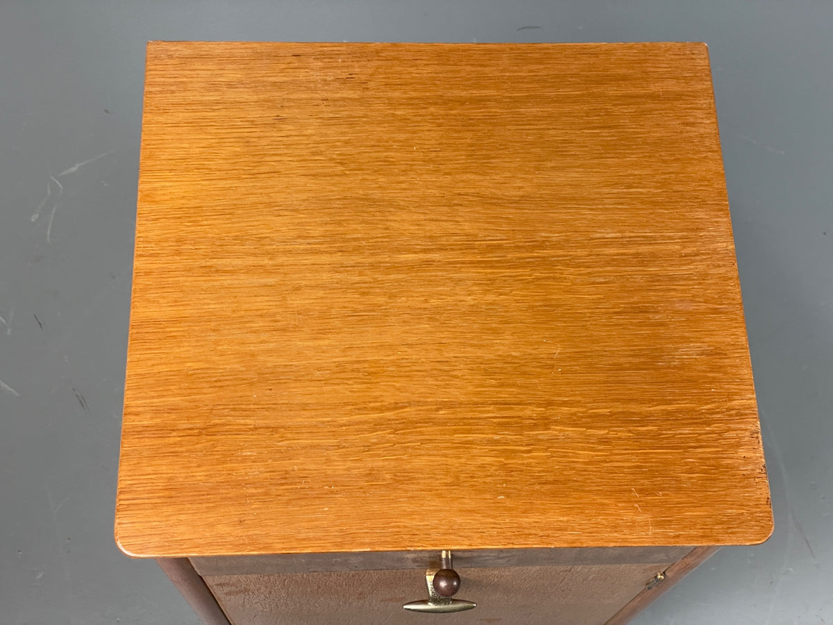Vintage 1950s Bedside Cabinet By Lebus Oak Mid Century Retro Drawer EB12947