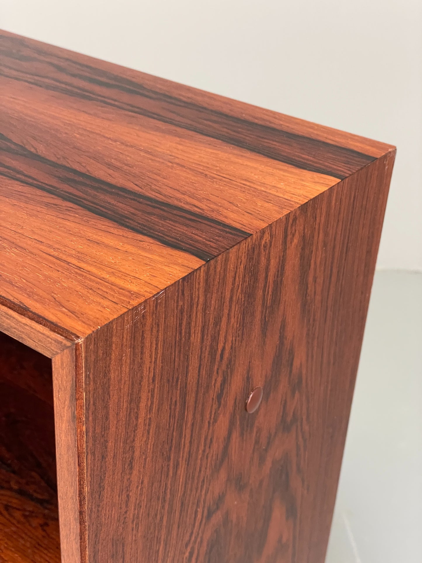 Vintage 1970s Small Bookcase Bedside Unit Retro Danish Hjornebo EB11991