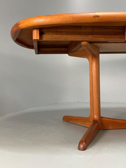 Vintage Teak Dining Table Extending Danish Retro 1970s Teak EB13144