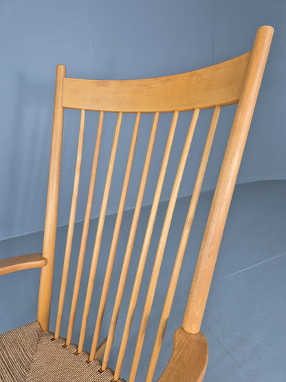 Vintage Wegner Rocking Chair J16 Model for Fredericia c1944 MCM Retro EB12231