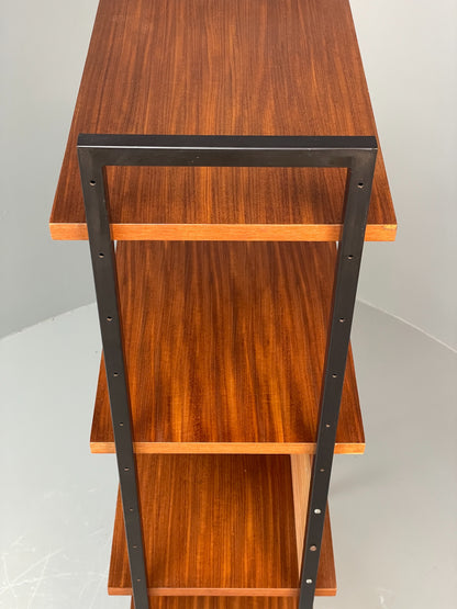 Vintage Teak Shelving Unit Open Faced 1960s Mid Century Adjustable EB12080