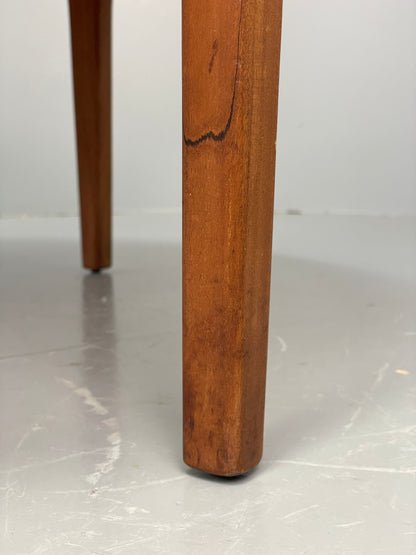 Vintage Circular Coffee Table By Stonehill 1960s Retro Teak Quartered EB12200