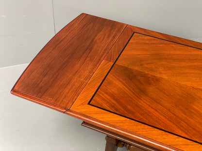 Vintage Walnut Coffee Table Danish 1960s Drop Leaf Retro EB12329