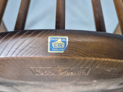 4 Ercol Goldsmith Elbow Carver Chairs 1960s Retro MCM Eb12592