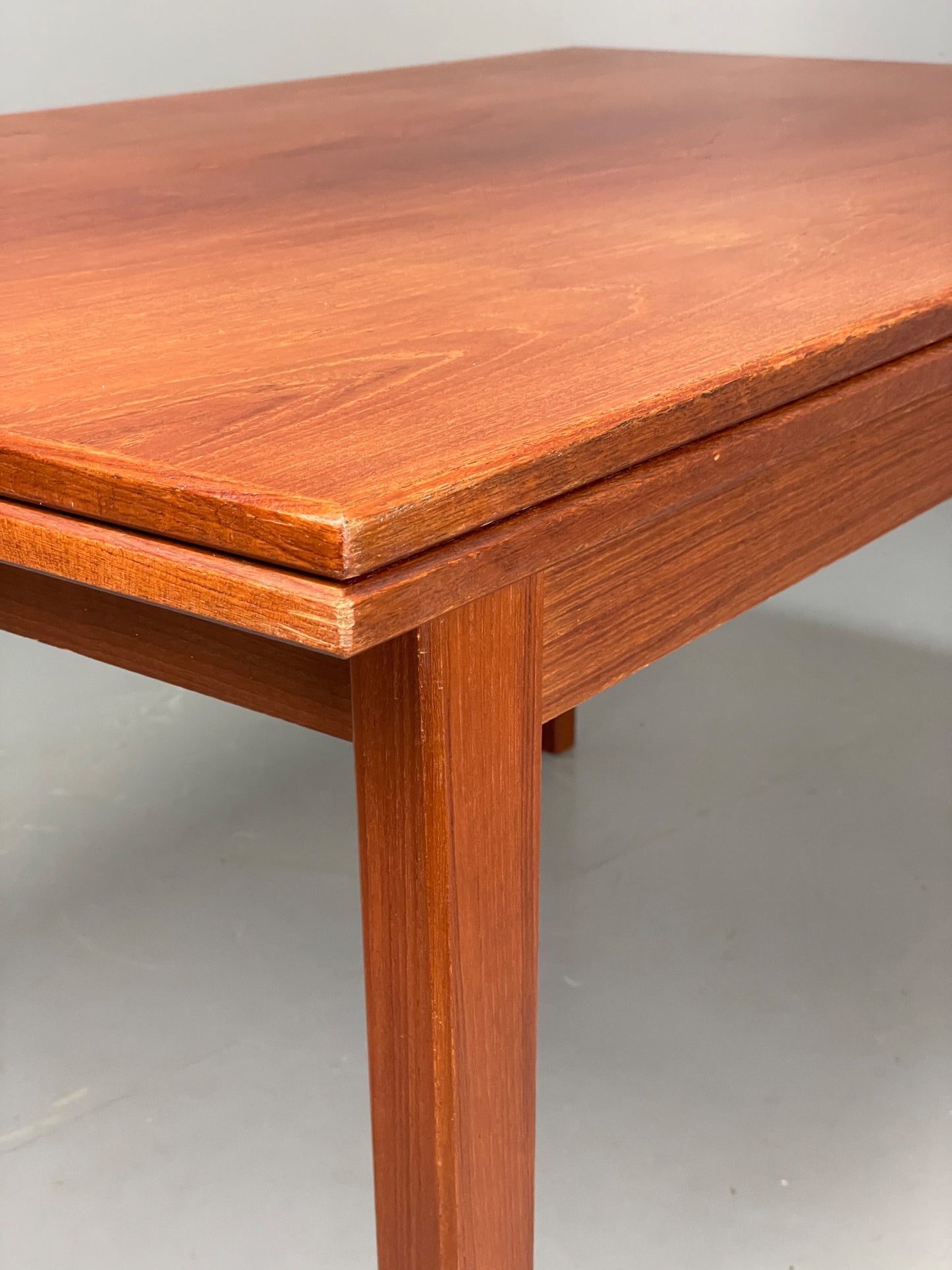 Vintage Teak Dining Table 1960s Danish Extending Draw Leaf EB12340