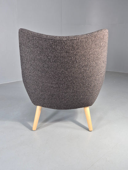 Vintage Mama Bear Matzform Lounge Chair Grey Beech Danish Modern Design EB12314