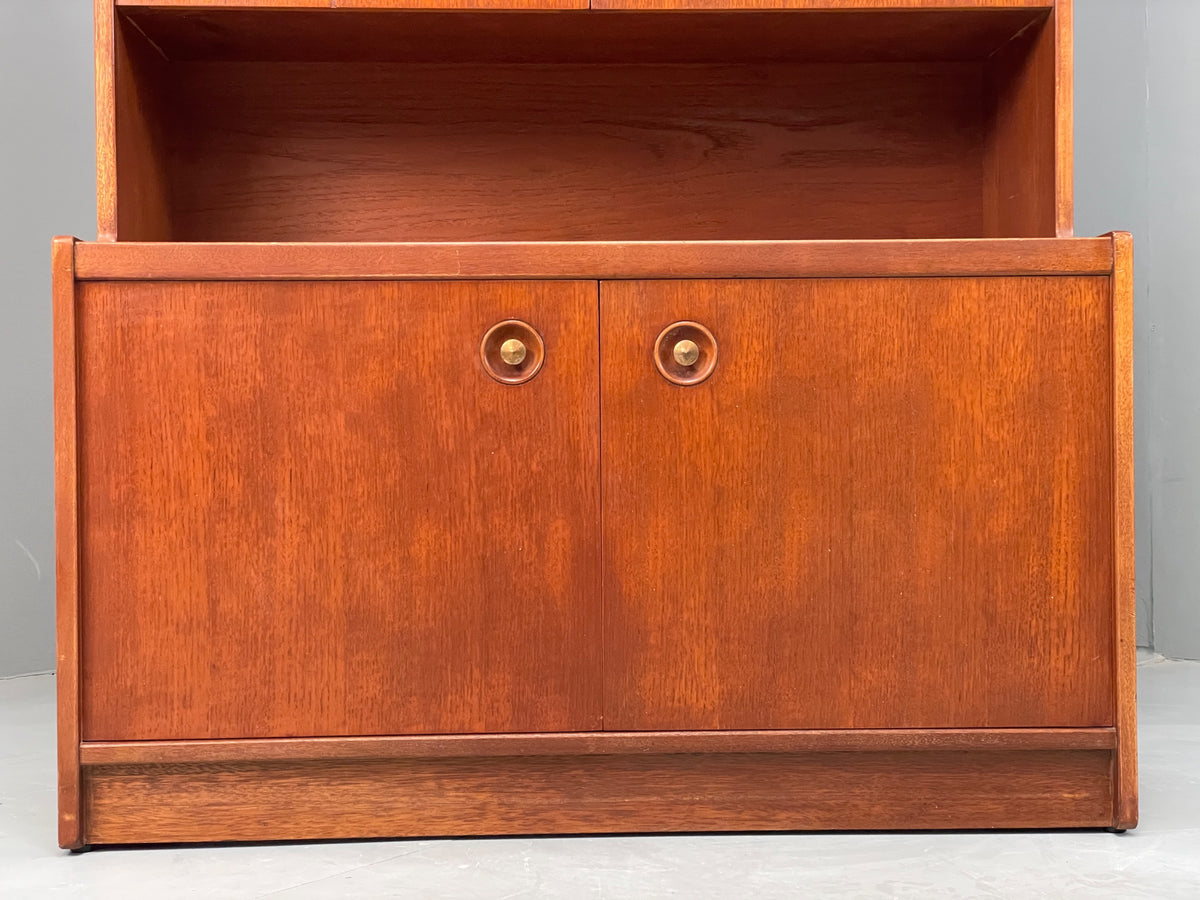 Vintage Teak Wall Unit Jentique Mid Century Retro Shelving Cabinet EB13107