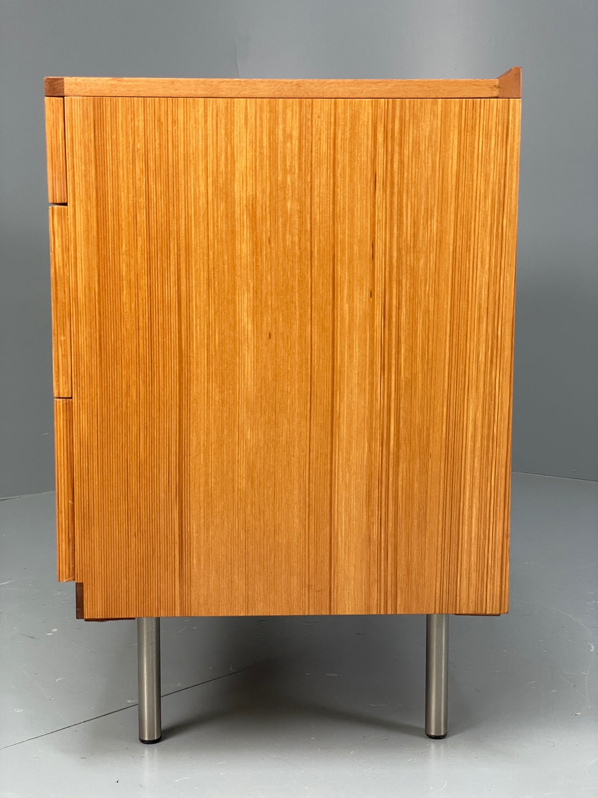 Vintage Chest Of Drawers Stag Fineline Birch Aluminium Retro Mid Century EB12967