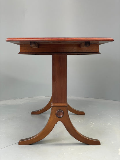 Vintage Walnut Coffee Table Danish 1960s Drop Leaf Retro EB12329