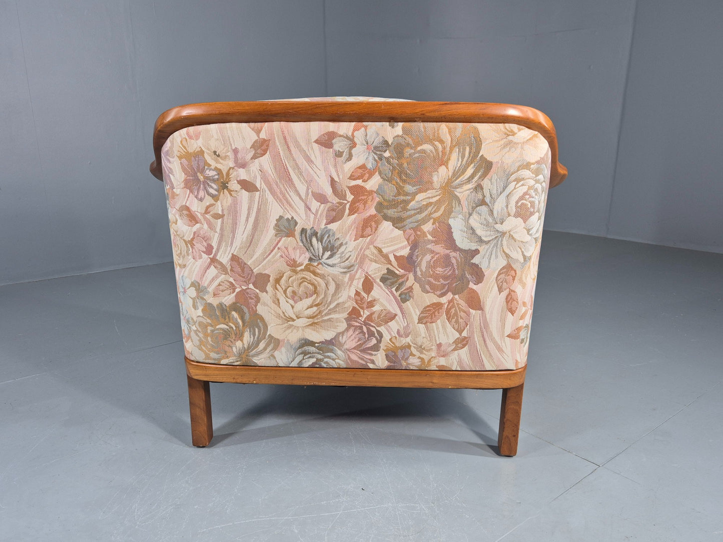 Vintage Mid Century Lounge Chair 1960 Swedish Brdr Andersen Retro Floral EB11131