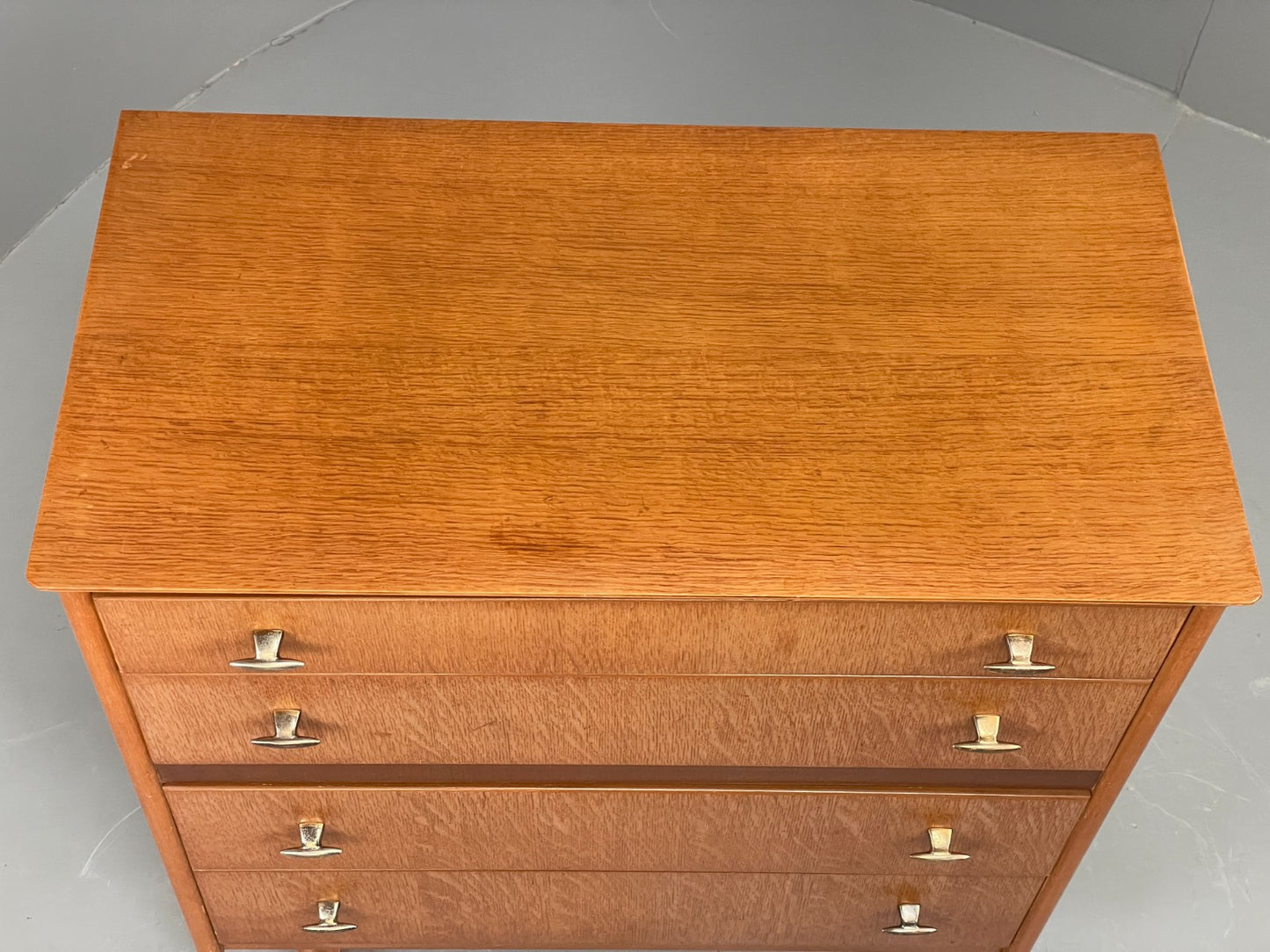 Vintage Chest Of Drawers 1960s By Lebus Oak Mid Century Retro EB12079