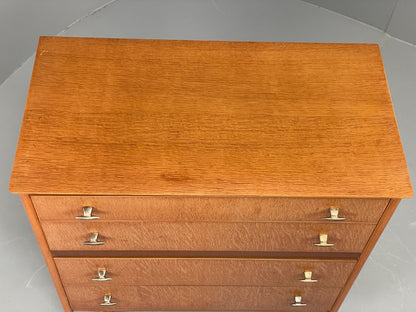 Vintage Chest Of Drawers 1960s By Lebus Oak Mid Century Retro EB12079
