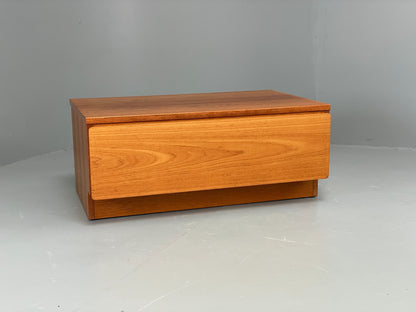Vintage Teak Drawer TV Unit By Beaver & Tapley 1980s Retro EB12824
