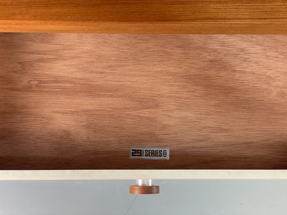 Vintage Chest Of Drawers By Uniflex Retro 1970s Teak Off White EB12196