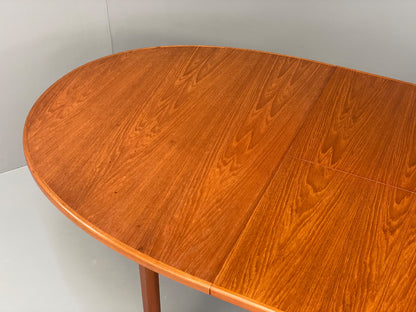Vintage McIntosh Dining Table Oval Teak Extending Mid Century 1970s Retro EB12928