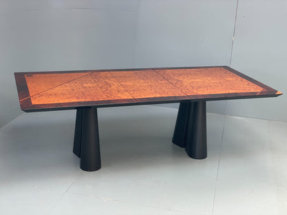 Vintage Italian Dining Table Post Modern 1970s Miniforms By Oscar Dell EB12494