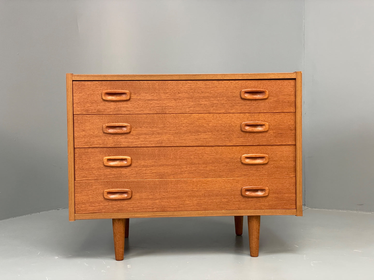 Vintage Teak Chest of Drawers Danish 1970s Retro Mid Century PS System EB12880