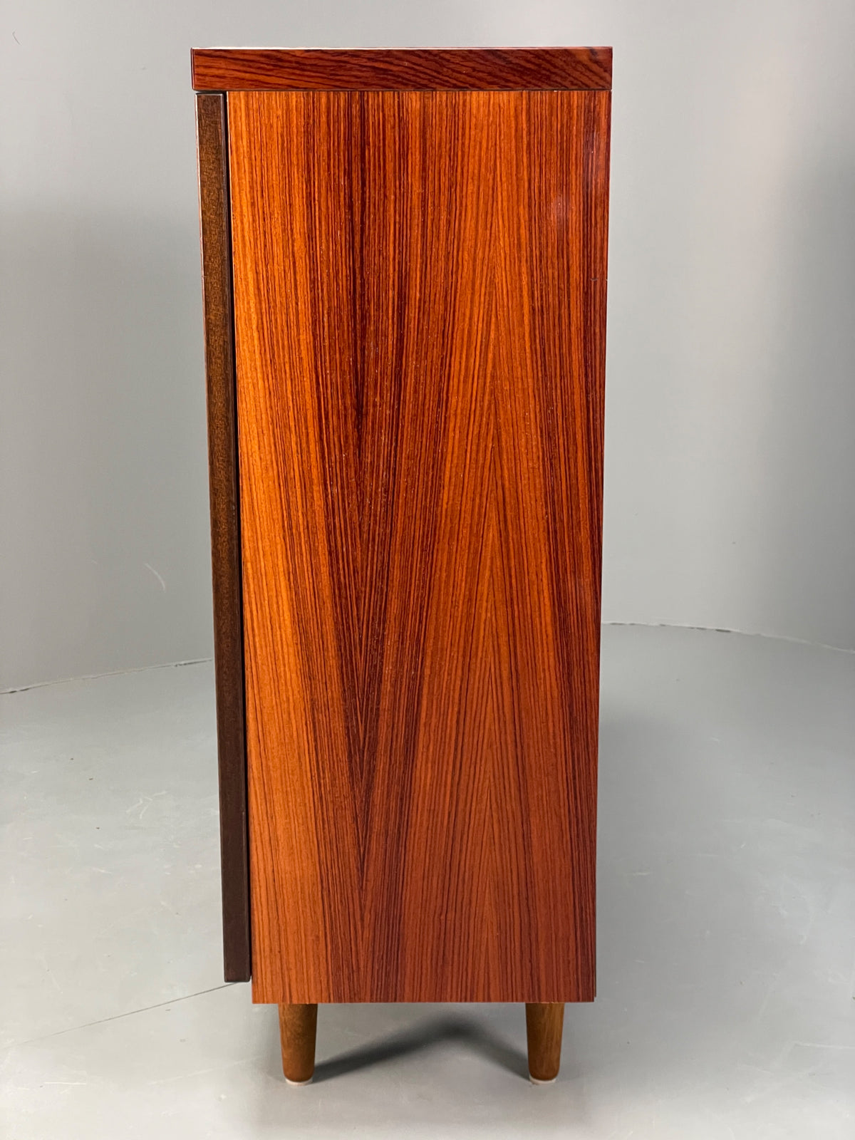 Vintage Swedish Glazed Bookcase Retro Chunky Shelving 1980s EB13112