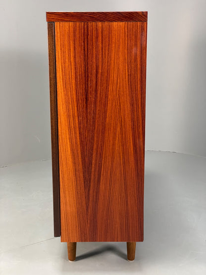 Vintage Swedish Glazed Bookcase Retro Chunky Shelving 1980s EB13112