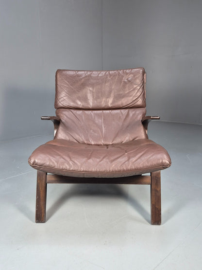 Vintage Mid Century Bentwood Danish Lounge Chair Farstup Retro 1970s EB09913