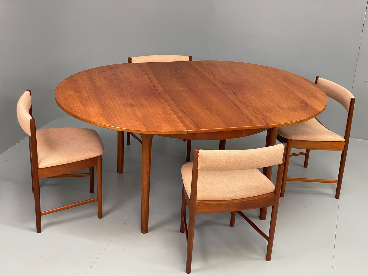 Vintage McIntosh Dining Table & 4 Chairs Teak Mid Century Retro Extending 12814