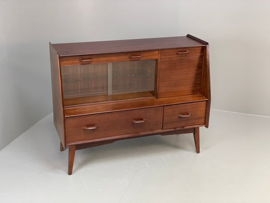 Vintage G Plan Highboard Sideboard Retro 1960s Walnut Shelving Drawers EB11865