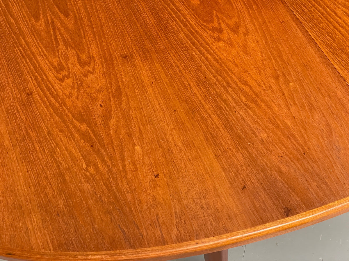 Vintage McIntosh Dining Table Oval Teak Extending Mid Century 1970s Retro EB12928