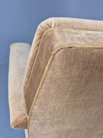 Vintage Mid Century Lounge Chair Danish Design 1960s Retro Low Back EB12682