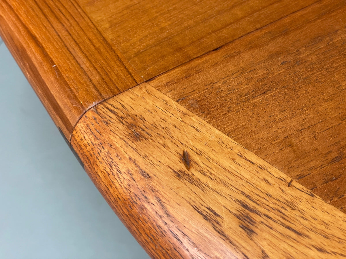 Vintage Teak Dining Table Dyrlund Extending Danish Mid Century 1970s EB12979