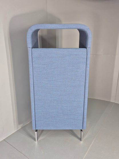 Vintage Materia Point Chair Swedish Blue and Grey Modern Design EB12870