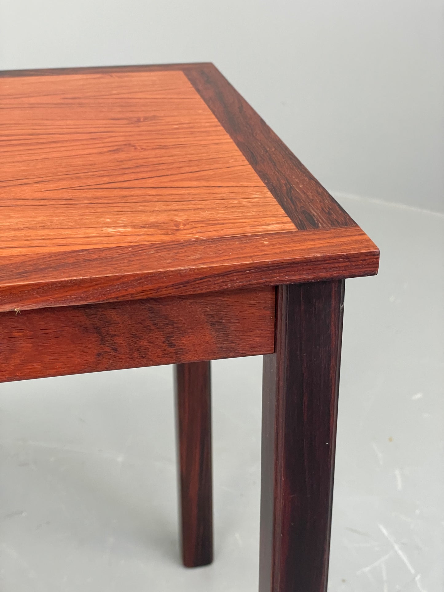 Vintage Danish Coffee Table 1960s Darkwood Mid Century Modern EB12280