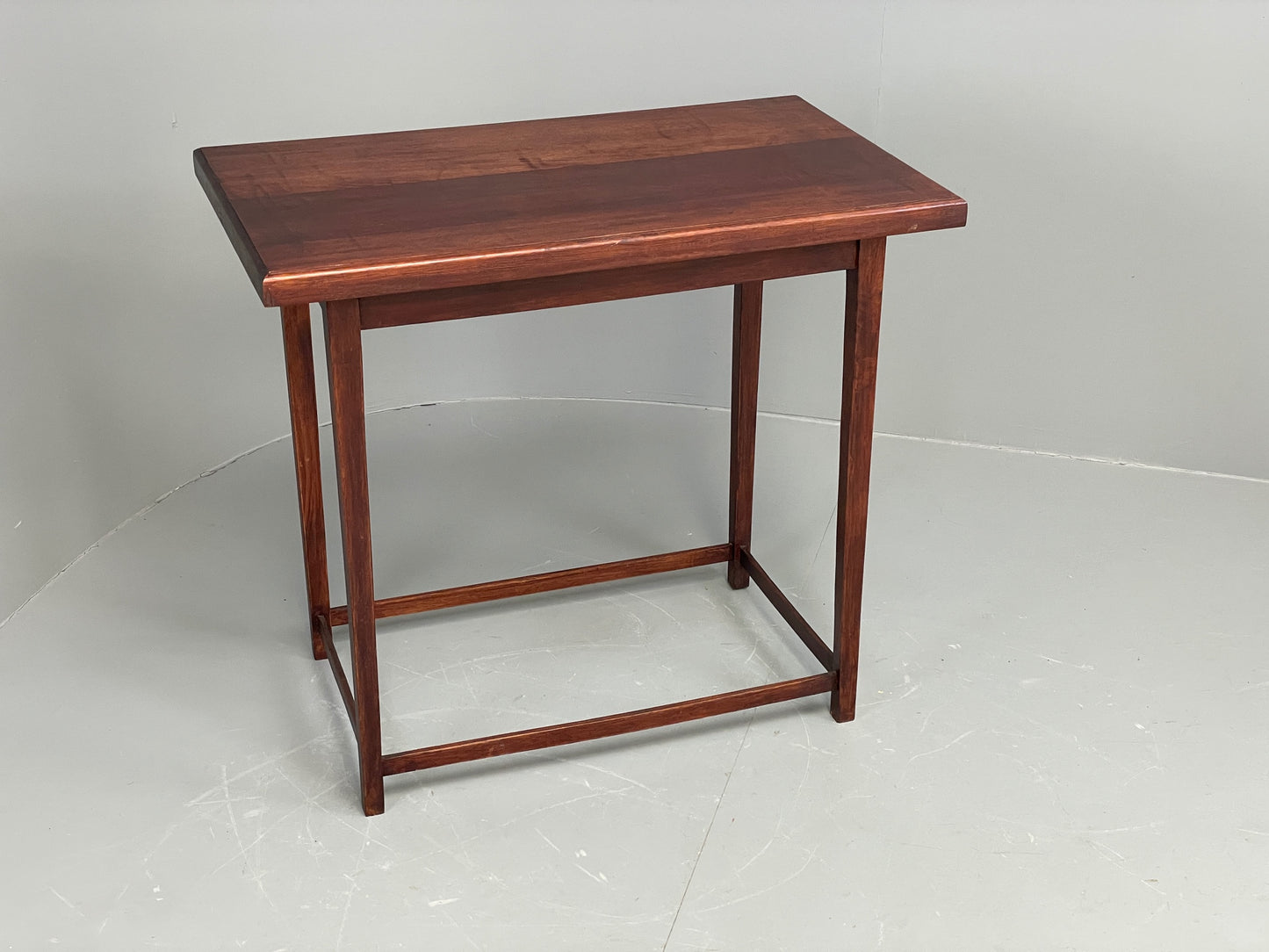 Vintage Mahogany Side Table 1950s Mid Century Rectangular EB12222