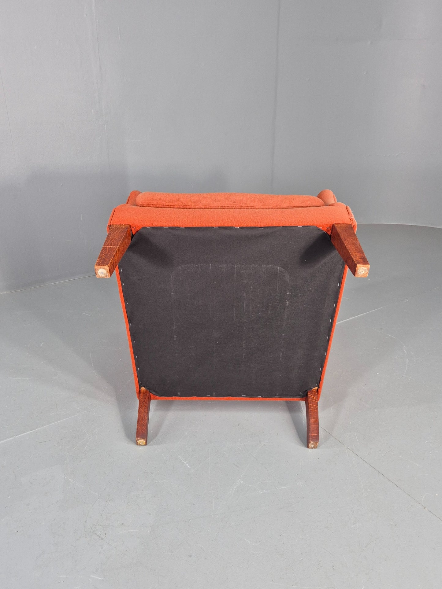 Vintage Midcentury Wing Back Armchair Danish Design 1960s Retro EB12115