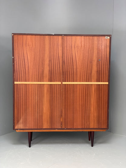 Vintage 1960s Shelving Unit Bookcase Omann Jun Mid Century EB12327