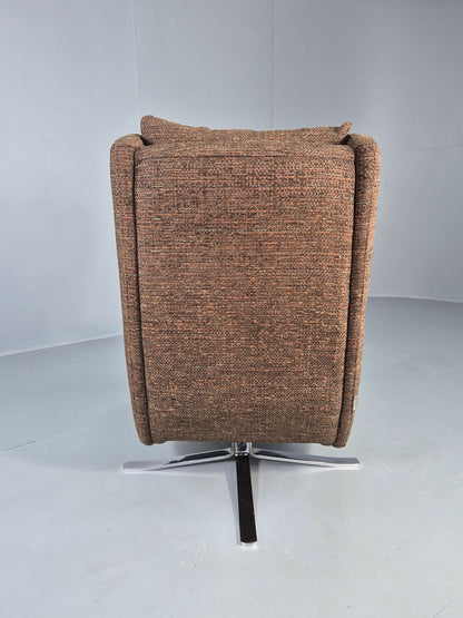 Vintage Fama Lenny Swivel Chair Modern Design Retro Mid Century Style EB12485