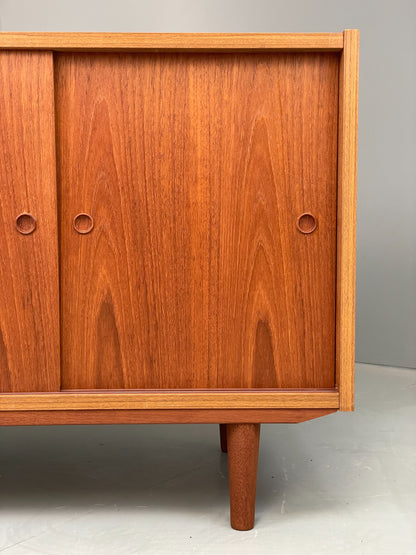 Vintage Teak Cabinet Danish 1970s Retro Mid Century Prebend Sorensen EB12605