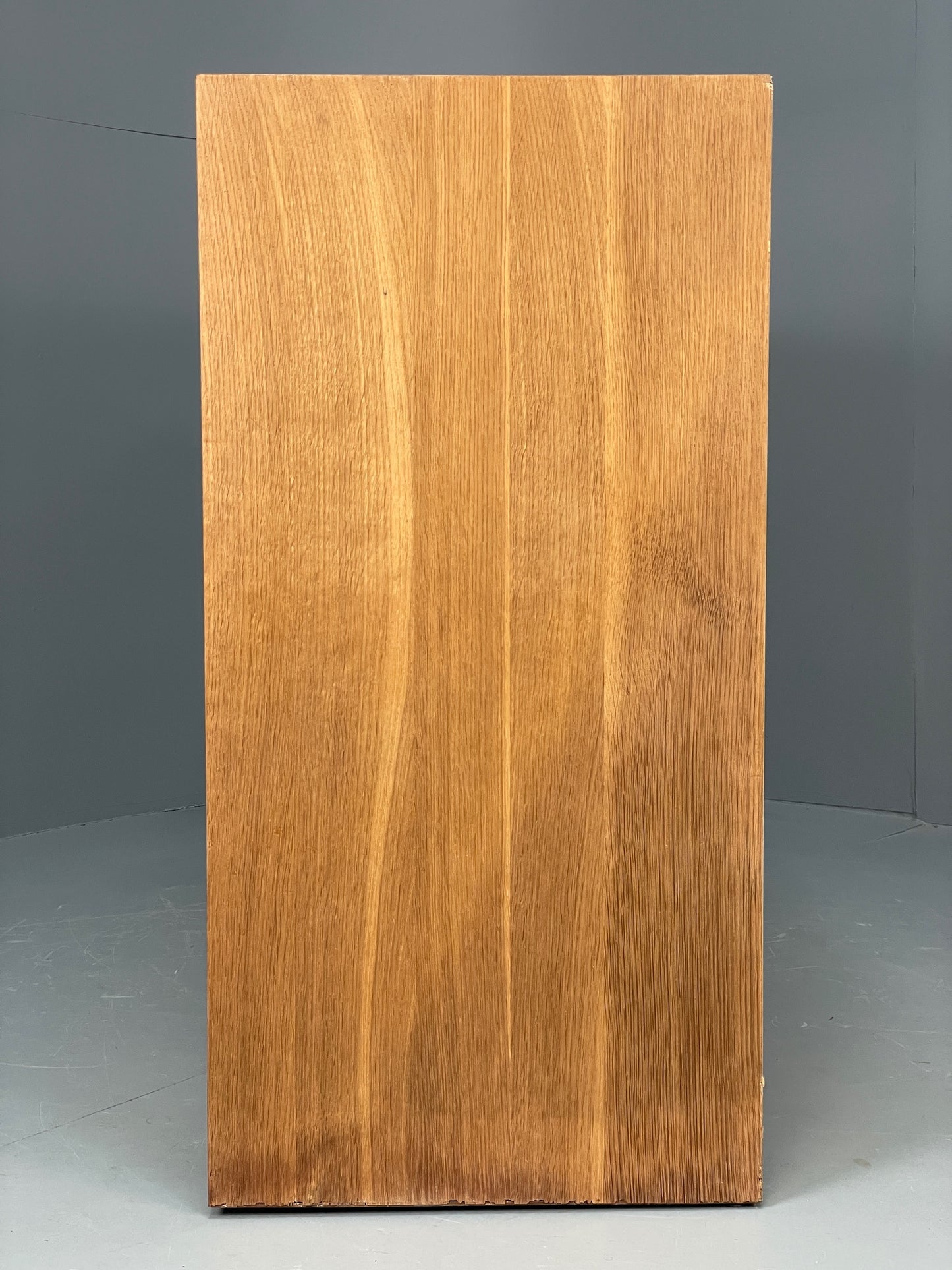 Contemporary Oak Sideboard Solid Doors Drawers Bi-fold Golden EB12287