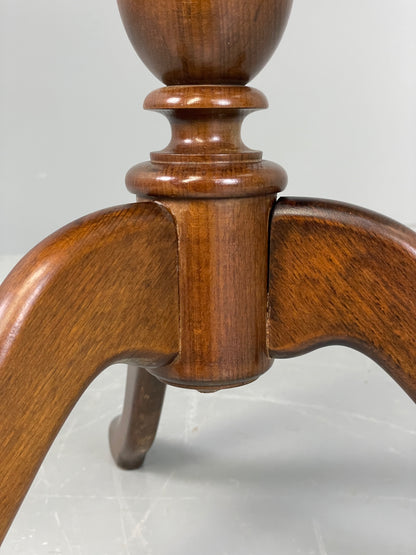 Vintage Circular Side Table 1950s Danish Walnut Mahogany Coffee Table EB12276