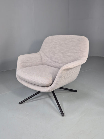 Vintage Swivel Lounge Chair Icons of Denmark Smile Chair Retro Modern EB12855
