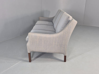 Vintage Danish 3 seater Sofa by Arne Wahl Iversen Original Cotton Retro Eb12563